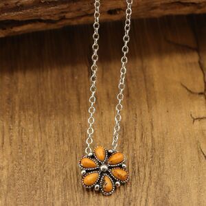 Boho flower Necklace #2061